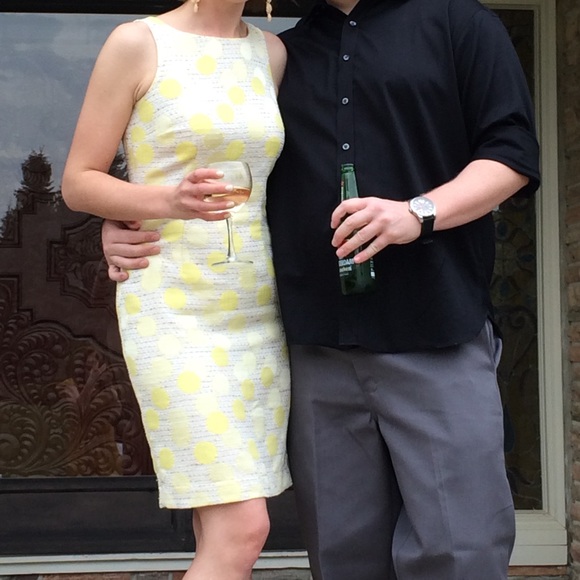 Ann Taylor Yellow Cocktail Dress - Picture 3 of 4